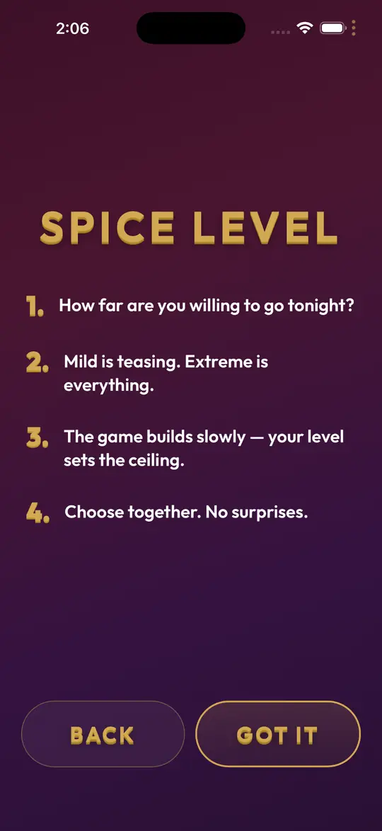 Pick your heat